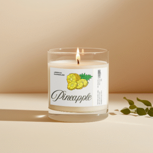 Scented candle 150 gm - Pineapple