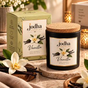 Vanilla Scented Candle – Sweet & Warm Fragrance for Home, Relaxation & Gifting
